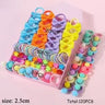 120 件套 Hair Accessories Set for Girls Colorful Bowknot Hair Band Children Ponytail Holder Hair Ties Kids Elastic Rubber Bands