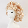 New Satin Sleeping Cap For Women Solid Wide Band Stretch Head Tie Silky Bonnet Edge Wrap Nightcap Hair Care Shower Head Cover