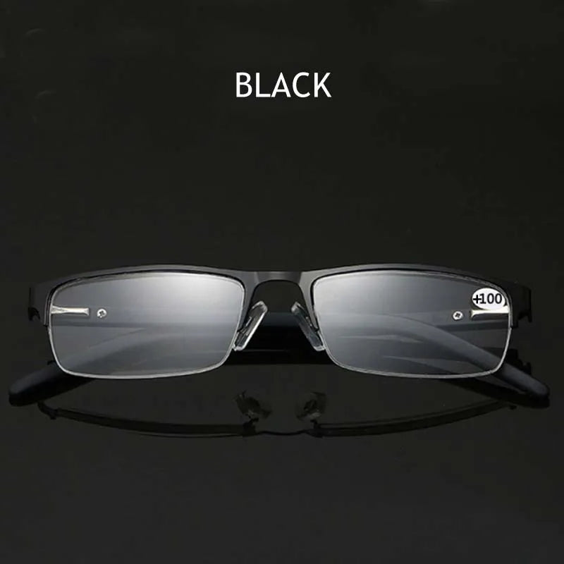 Titanium Alloy Frame Presbyopic Glasses Women Far Sight Eyeglasses Finished Optical Business Reading Eyewear Diopter +1.0 TO+4.0