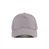 Wholesale 5-Panel Solid Color Embroidery Baseball Cap Custom Logo Snapback Cap Outdoor Curved Roof Dome Sunscreen Sports Cap