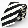 Narrow Ties for Men Women  5cm (2") Skinny Wedding Black Blue Red Pink White Purple Green Gray Piano Skull Slim Necktie