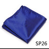 High Grade 2023 New Style Hot sale Silk Handkerchief Black Suit Accessories Solid Men Abraham Lincoln's birthday Pocket Square