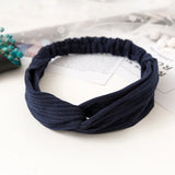 2024 New Design Fashion Women Summer Style Headbands Bohemian Girl Cross Turban Bandage Bandanas Hairbands Hair Accessories
