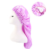 Unisex Elastic Bonnet Long Hair Sock Dreadlock Braids Cap Sleep Hats Head Wrap Turban Night Cap Hair Care Nightcap for Women Men