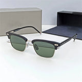Men Square Business Titanium Acetate Glasses Frame Fashion Brand Designer Ultra-light Eyeglasses TB711 Sun Sunglasses Glasses