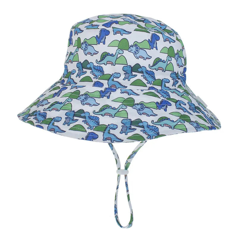 Summer Baby Sun Hat Baby Sun Hat for Girls and Boys Outdoor Anti UV Kids Beach Caps Bucket Cap