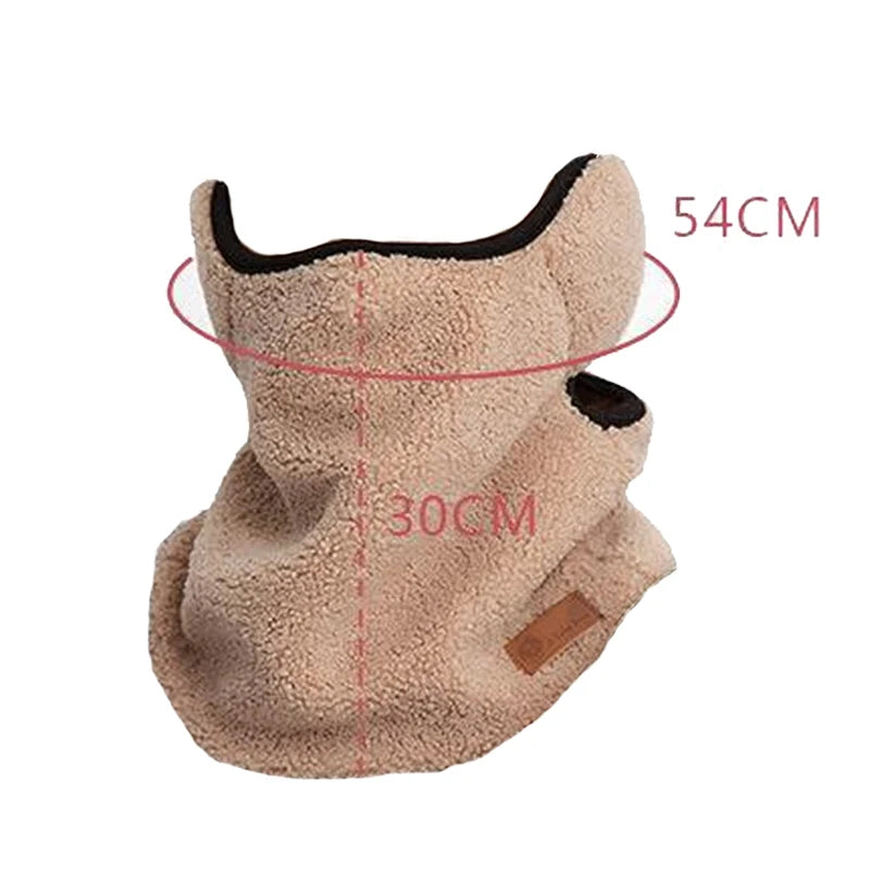 Fleece Face Mask for Women Winter Windproof Neck Warmer Reusable Mask Cycling Sport Face Cover Men Scarf Ski Hiking Riding Masks