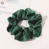 Silk Hair Scrunchies Elastic Hair Bands Not Hurt Hair Women Elegant Headwear Hair Ties Ponytail Holder Hair Rope Rubber Bands