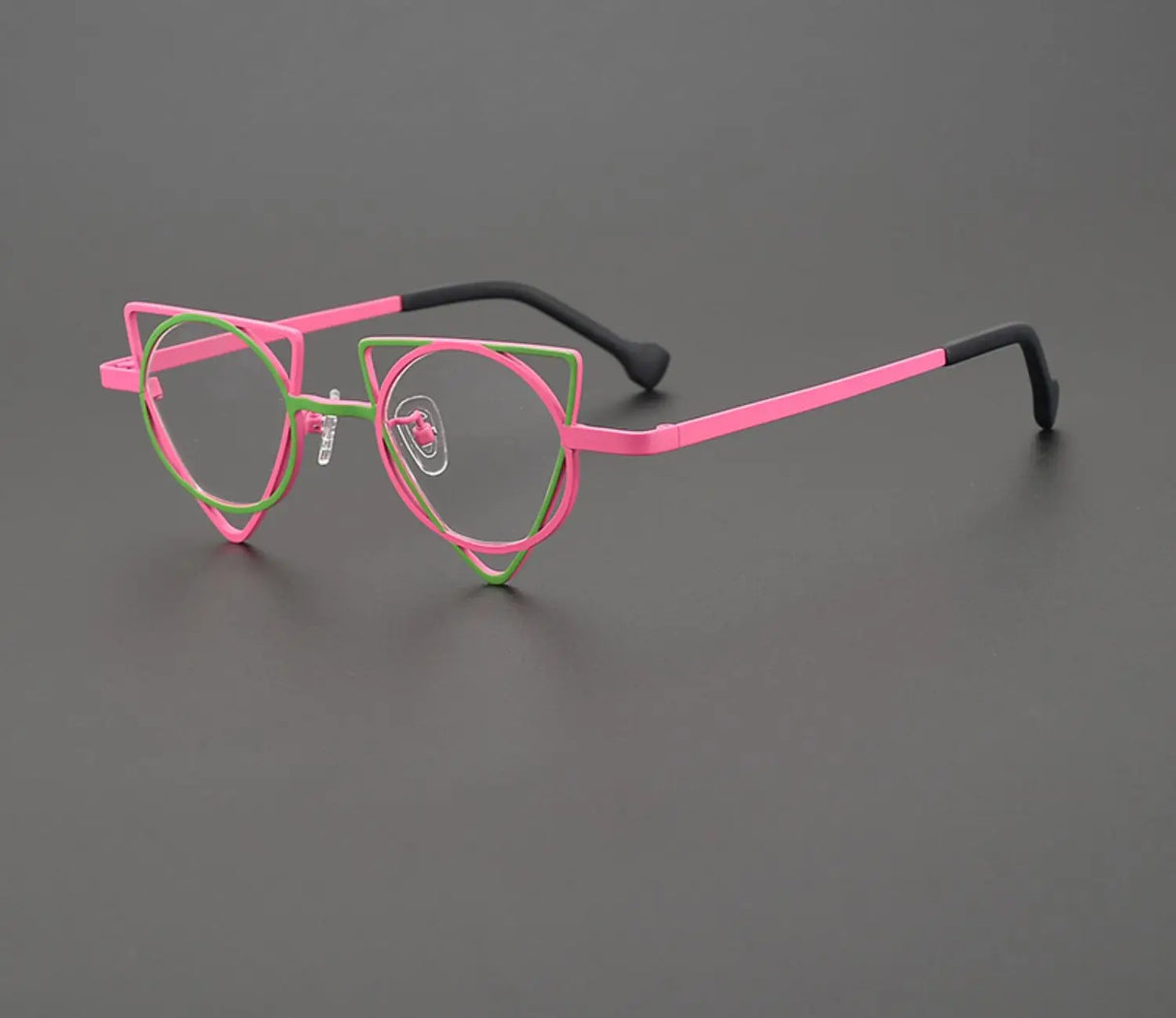 Ultra Light Pure Titanium Inverted Triangle Glasses Frame Female New Multi-color Personality Myopia Reading Prescription Eyewear