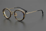 Exquisite Titanium Handmade Glasses Frame Mens Women Retro Square Spectacle Frames Eyeglasses Japanese Design Oval Round Eyewear