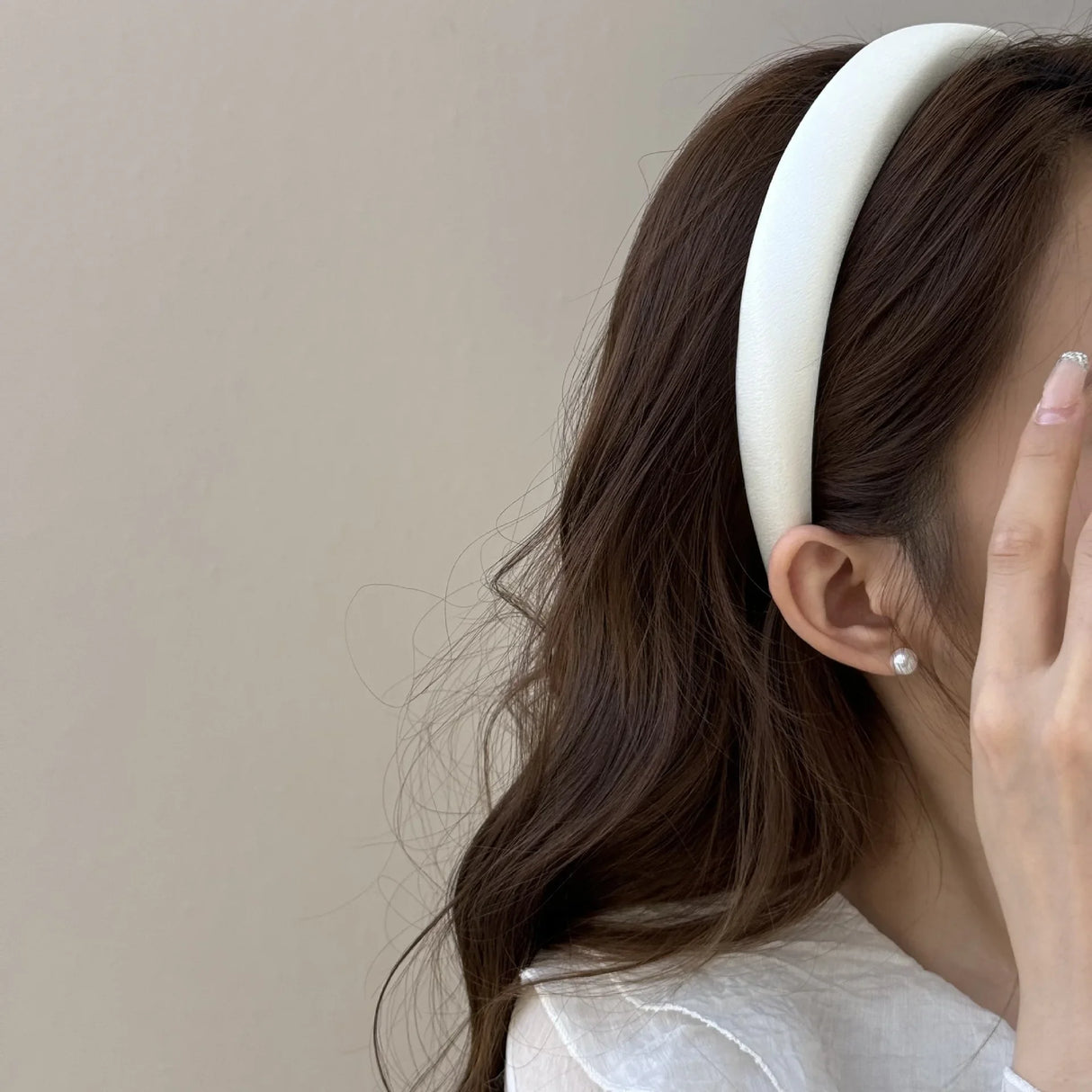 Korean Style Sponge Hairband Women's Fashionable Soft Versatile Headband Elegantly Designed Face Washing Popular Internet Red