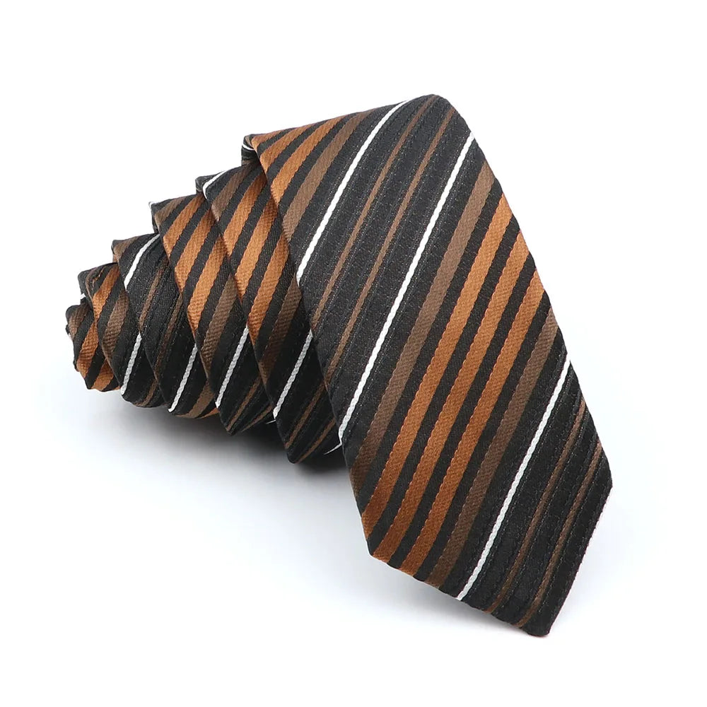 Slim Ties For Men Women Skinny Striped Plaid Paisley 5cm Necktie Casual Wear For Party Wedding Narrow Collar Male Tie Accessorie