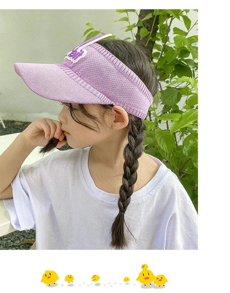 2023 New Kids Sun Hats Children Summer Visors Cute Rabbit Wings Bunny Hat Summer Hat for Kids Boys Girls Hats 3-12years Old