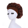 Women's Satin Solid Wide-brimmed Sleeping Hat Night Sleep Cap Hair Care Bonnet Nightcap For Women Men Unisex Cap bonnet de nuit