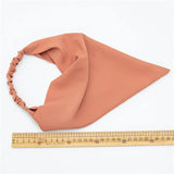 Headbands Cute Women Elastic Hair Accessories Bandana Turban Headwrap Triangle Hair Scarf