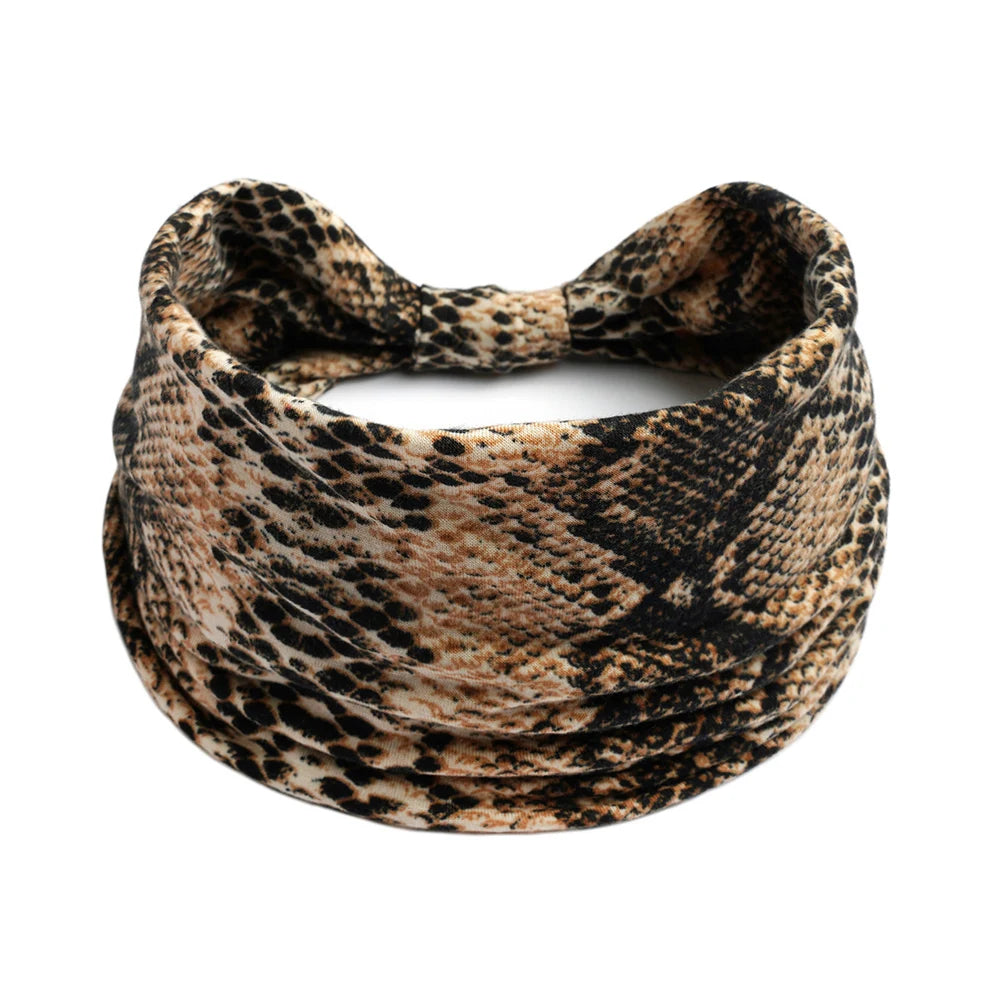 Women Hair Bands Headband Bohemian Sports Run Bandage Elastic Girl Wide Headband Print Wide Headwrap Headpiece Hairband Ladies