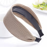Wide brimmed headbands for women going out in Korea, fashionable and stylish facial wash headbands, hair clips, and ribbons