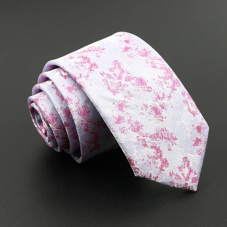 26 Styles Men's Jacquard Novelty Ties Skinny Floral Paisley Striped  Necktie Business Narrow Suit Shirt Daily Wear Accessories