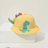 Cartoon Dinosaur Baby Fisherman Caps Korean Spring Summer Kids Outdoor Sun Hats For Boy Girl Casual Cute Kids Bucket Hats
