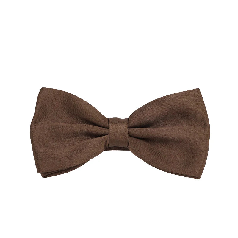 Men Bowties Classic Satin Bowtie Hot Sale Gentleman Necktie For Wedding Party Adjustable Solid Colorful Men Bow Ties Neck Cravat