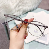 Blue Light Blocking Far-sight Glasses Unisex Women Men's Intelligent Photochromic Presbyopia Diopter Prescription Plus Eyewear