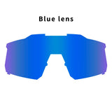 KE9022 Full Red Blue Green Polarized Lens Photochromic Replacement Lenses Cycling Bicycle Sun Glasses Eyewear frame Suitable