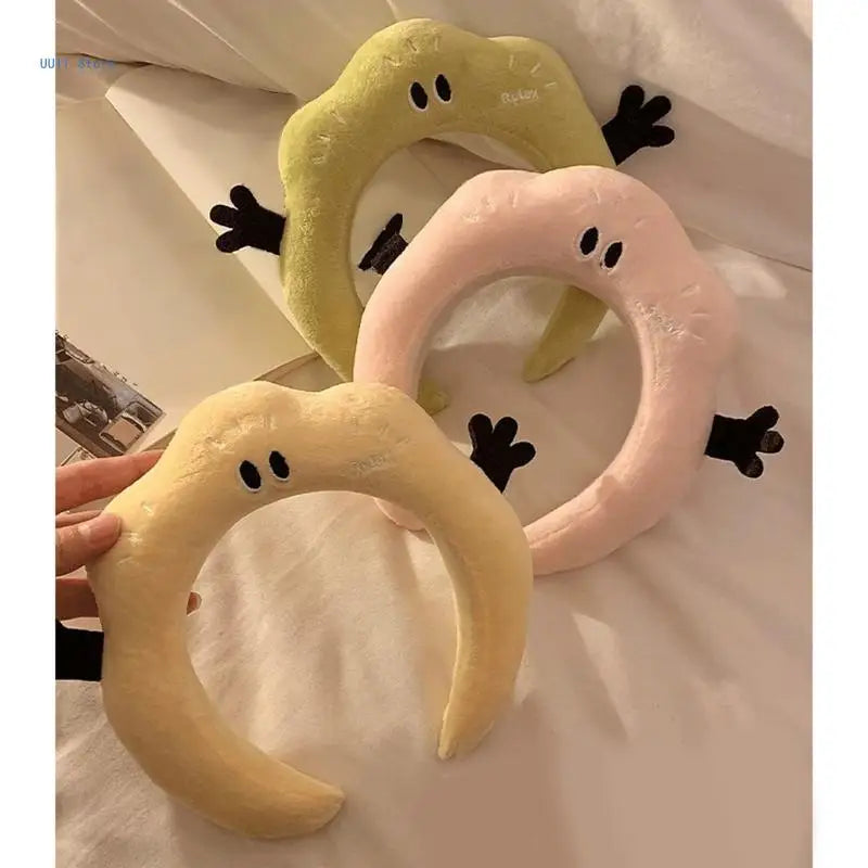 Cartoon Funny Headband for Girls Soft Fabric Adjustable Size Headpieces Party Headwear for Parties and Cosplay