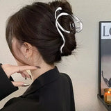 2023 New Fashion Metal Geometric Hair Claw Clip Trendy Hair Clips Hair Clamps Hairpins Party Hair Accessories For Women Headwear