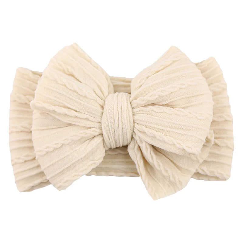Baby Girl Bows Headband Newborn Turban Hairbands Kids Red Head Band Outdoor Toddler Children HeadWrap Hair Accessories