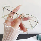 Blue Ray Blocking Anti-Blue Light Glasses Eye Protection PC Square Eyeglasses Ultralight Optical Spectacle Eyeglass Office