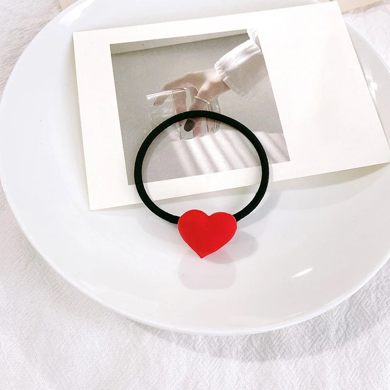 Pearls Beads Hair Ties Elastic Hair Bands For women Hair Rope Scrunchies Ponytail Holders Rubber Hair Accessories
