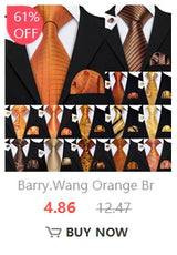 Barry.Wang Exquisite Children Tie Jacquard Silk Necktie HandKerchief for Child Boy Kids Party Birthday School 8 to 14 Years Old