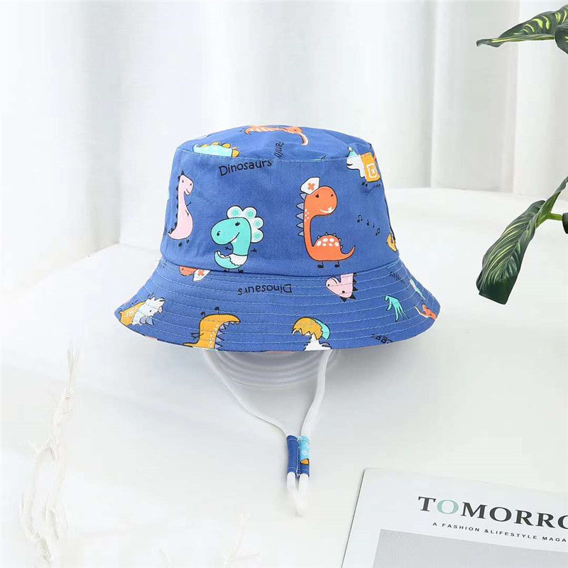 Summer Panama Baby Girls Hat Autumn Cartoon Boys Fisherman Hat Baby Sun Hat Outdoor UV Bucket Hat for Kids Toddler Bonnets
