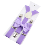 Elastic Leather Suspenders Bowtie Set Braces Men Women Sage Green Adjustable Braces Straps For Wedding Y-Back Shirt Accessories