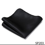Vangise Brand Newest style  Silk Hanky Man Floral Gray Fit Business lover's day Pocket Square Handkerchiefs