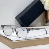 Popular Sunglasses Titanium Acetate Fashion Eyeglasse Frame Men Square Retro High Quality Women Luxury Brand Designer Glasses