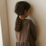Handmade Cute Fashion Elastic Flower Ribbon Hair Ropes Rubber Band Hair Accessories Hair Ties