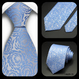 Jacquard Striped Plaid Paisley Necktie 8cm Polyester Male Narrow Tie Skinny Tuxedo Suit Shirt Gift For Business Men Accessory