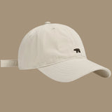 Four Seasons Versatile Polar Bear Pattern Embroidered Baseball Hat Men's and Women's Fashion Hip Hop Hat Outdoor Sunscreen Hat