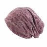 Women Men Sleeping Hat Baggy Beanie Satin Lined Night Unisex Sleep Cap Hair Care Bonnet Hair Loss Nightcap Pullover Hat Headwear