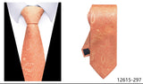 100% Silk Brand Purple Tie Men Necktie High Quality Mix Colors Silk 7.5 cm Gravatas Accessories Wedding April Fool's Day