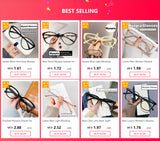 New Clear Lens Near Sight Myopia Glasses Large Sqaure Minus Diopter Eyewear Fashion Ultralight Trendy Eyeglasses for Men Women
