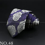 New Design Wedding Men Tie Purple Solid Striped Paisley Flower Neckties Men Business Dropshipping Groom Collar Accessories Gift