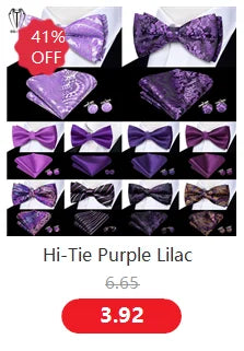 Dropshipping Solid Silk Mens Bow Tie Hanky Cufflinks Set Pre-tied Butterfly Knot Bowtie Wholesale for Male Wedding Business