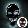 One-Eyed Pirate Skull LED Glow Mask Halloween Party Cosplay Props Prank Toy Cold Light Horror Ghost AC188