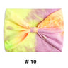Tie Dye Headbands for Women Wide Turban Headwrap Knotted Vintage Hairbands Cotton Bandanas Bandage Headscarf Hair Accessories