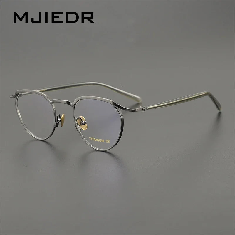 Top Quality Acetate Titanium Optical Glasses Frame Luxury Vintage Computer Eyeglasses Designer Ultra-Light  Eyewear