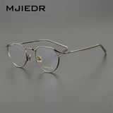 Top Quality Acetate Titanium Optical Glasses Frame Luxury Vintage Computer Eyeglasses Designer Ultra-Light  Eyewear
