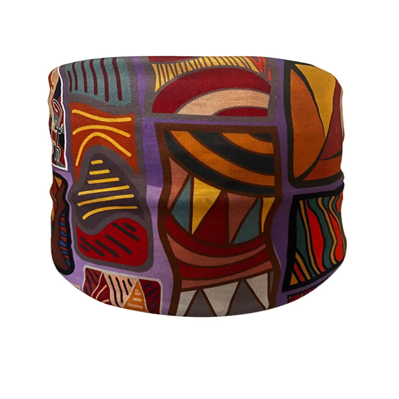 Boho Headbands For Women Fashion Wide Headscarf Bohemian Yoga  Workout Head Bands Hair Accessories Band