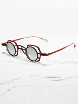 High quality pure titanium small glasses retro frame for men and women suction clip optical glasses frame for prescription glass